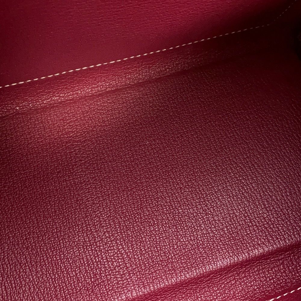 エルメス キャンディ ケリー28 内縫い ローズティリアン/ルビー/シルバー金具 エプソン □P刻印 2wayショルダー