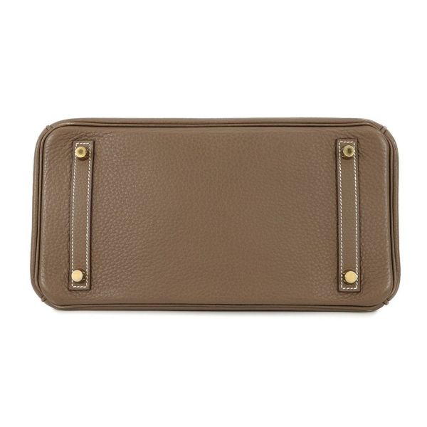 エルメス バーキン30 エトゥープ/ゴールド金具 トゴ T刻印 HERMES Birkin ハンドバッグ