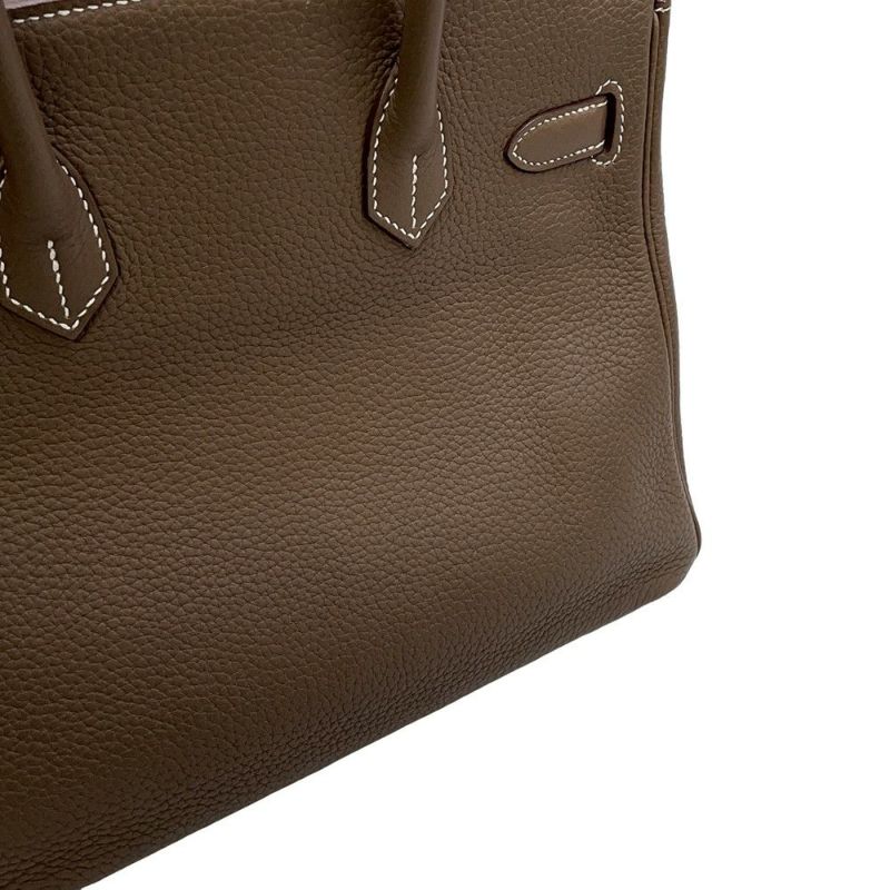 エルメス バーキン30 エトゥープ/ゴールド金具 トゴ T刻印 HERMES Birkin ハンドバッグ