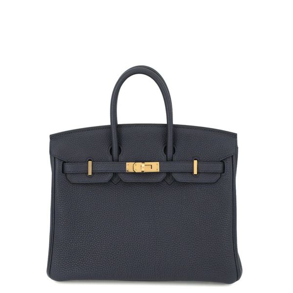 エルメス バーキン25 ブルーニュイ/ゴールド金具 トゴ Y刻印 HERMES Birkin ハンドバッグ