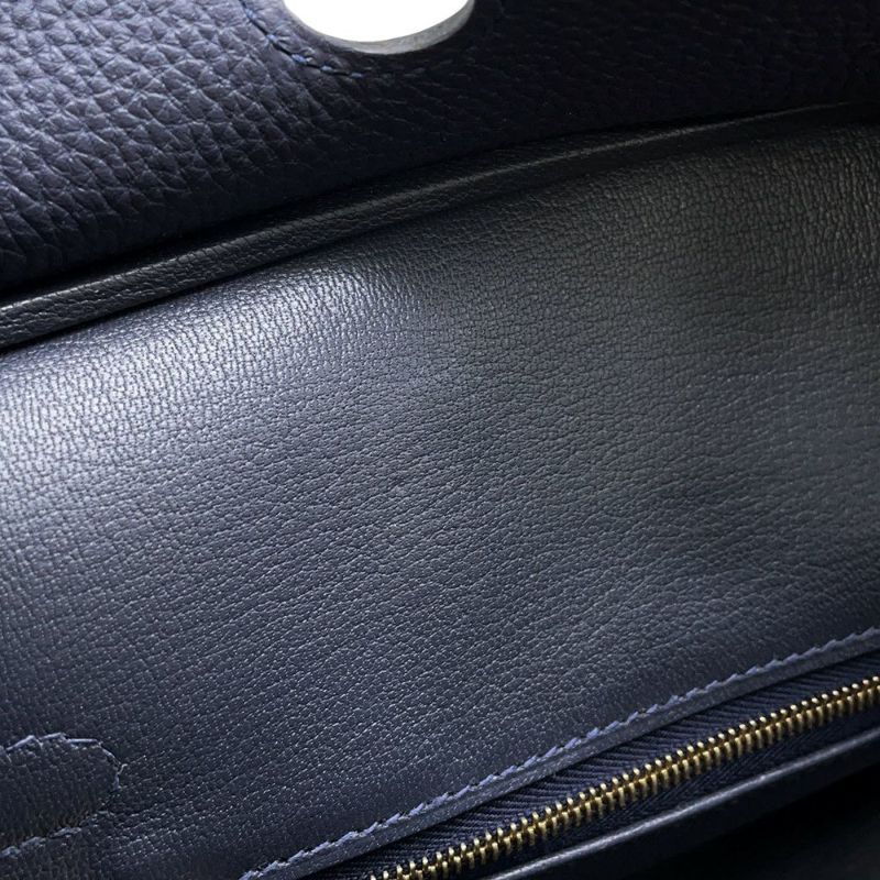 エルメス バーキン25 ブルーニュイ/ゴールド金具 トゴ Y刻印 HERMES Birkin ハンドバッグ