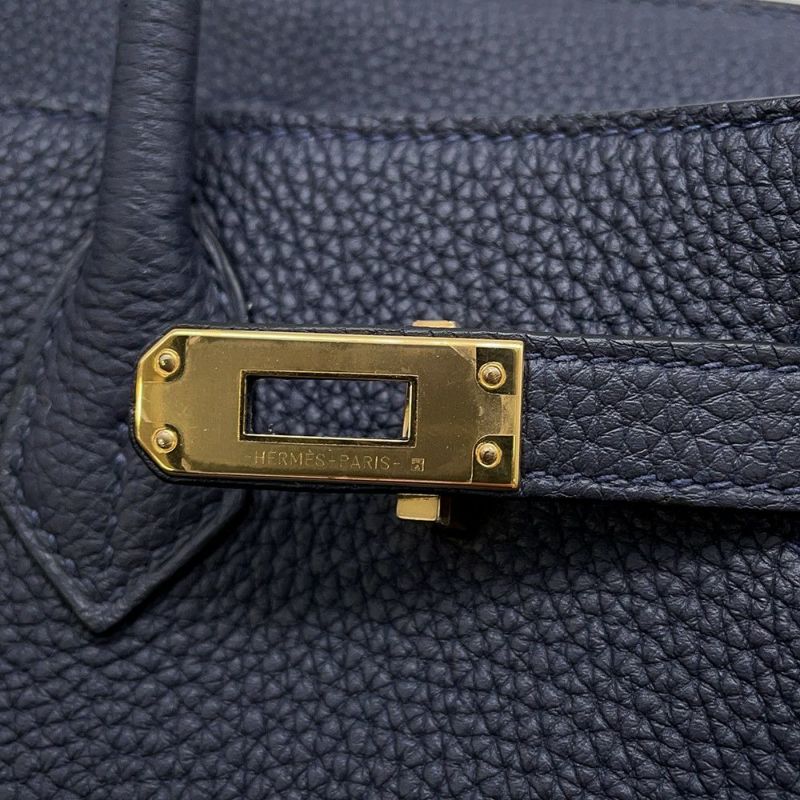 エルメス バーキン25 ブルーニュイ/ゴールド金具 トゴ Y刻印 HERMES Birkin ハンドバッグ