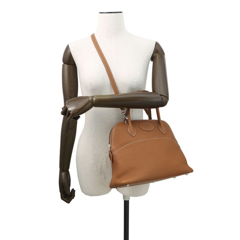 エルメス ハンドバッグ ボリード31 ゴールド/ゴールド金具 トリヨンクレマンス R刻印 2wayショルダー