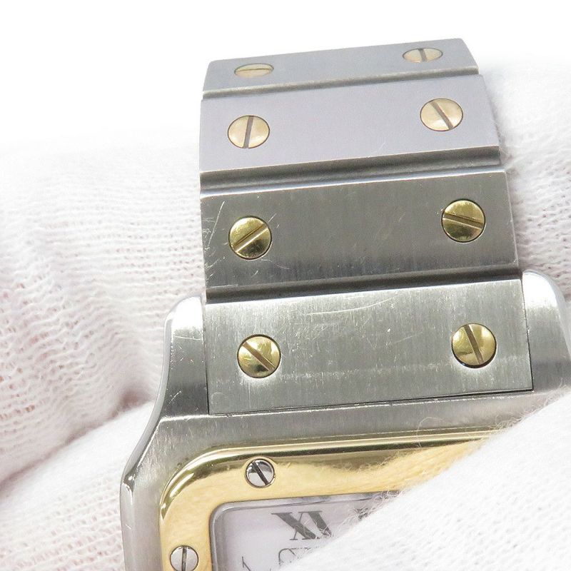 カルティエ サントスガルベ LM 81036288 Cartier 腕時計 白文字盤