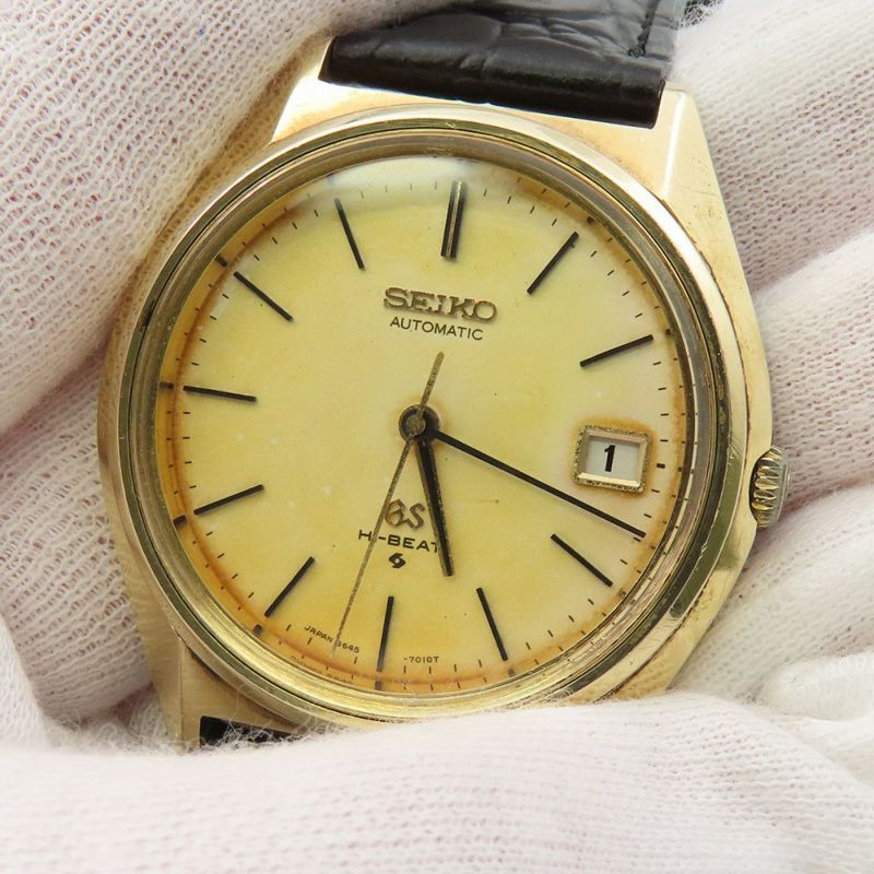 セイコー グランドセイコー ハイビート 5645-7010 SEIKO 腕時計 白文字盤