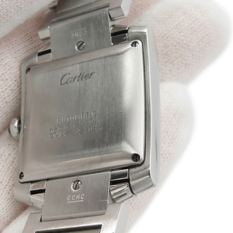 カルティエ タンクフランセーズ LM W51002Q3 Cartier 腕時計 シルバー文字盤