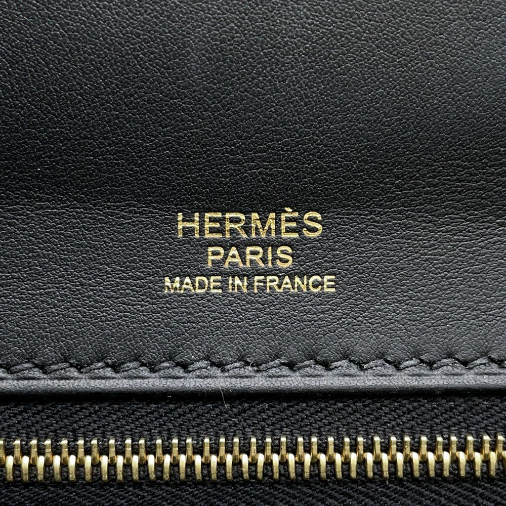 エルメス 24/24 29 サック ヴァンキャトル ブラック/ゴールド金具 トゴ/スイフト B刻印 HERMES 2wayショルダー 黒