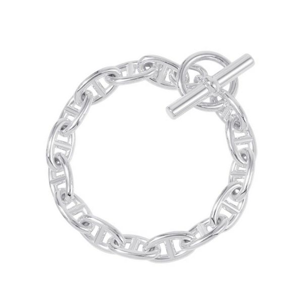 エルメス ブレスレット シェーヌダンクルGM 15コマ SV925シルバー HERMES ジュエリー