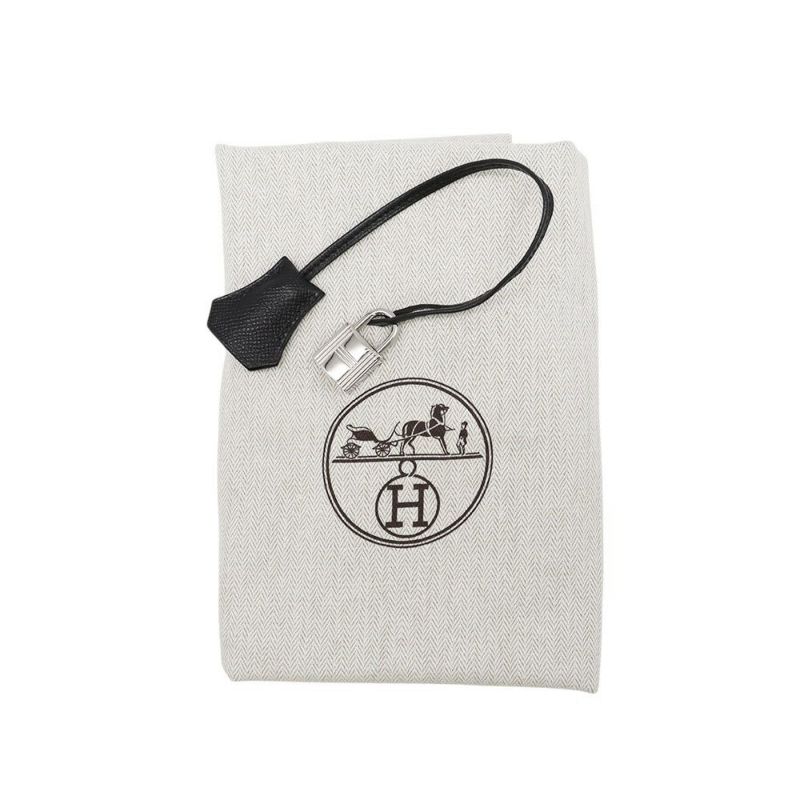 エルメス バーキン30 ブラック/シルバー金具 エプソン T刻印 HERMES Birkin ハンドバッグ 黒