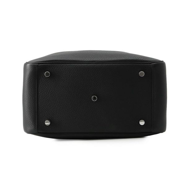 エルメス ハンドバッグ リンディ26 ブラック/シルバー金具 トリヨンクレマンス K刻印 2wayショルダー 黒