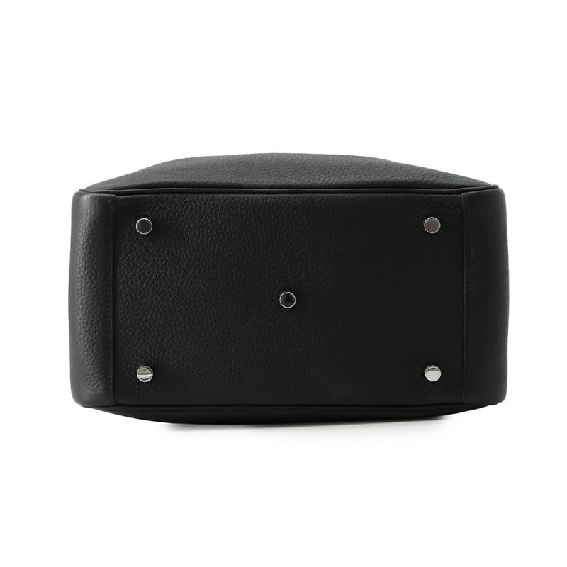 エルメス ハンドバッグ リンディ26 ブラック/シルバー金具 トリヨンクレマンス K刻印 2wayショルダー 黒