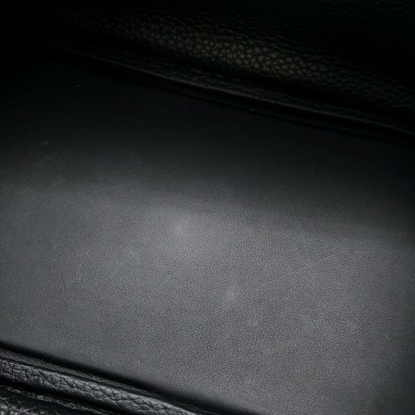 エルメス ハンドバッグ リンディ26 ブラック/シルバー金具 トリヨンクレマンス K刻印 2wayショルダー 黒