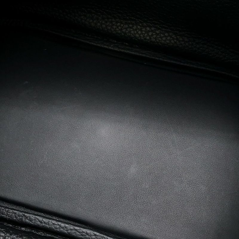 エルメス ハンドバッグ リンディ26 ブラック/シルバー金具 トリヨンクレマンス K刻印 2wayショルダー 黒