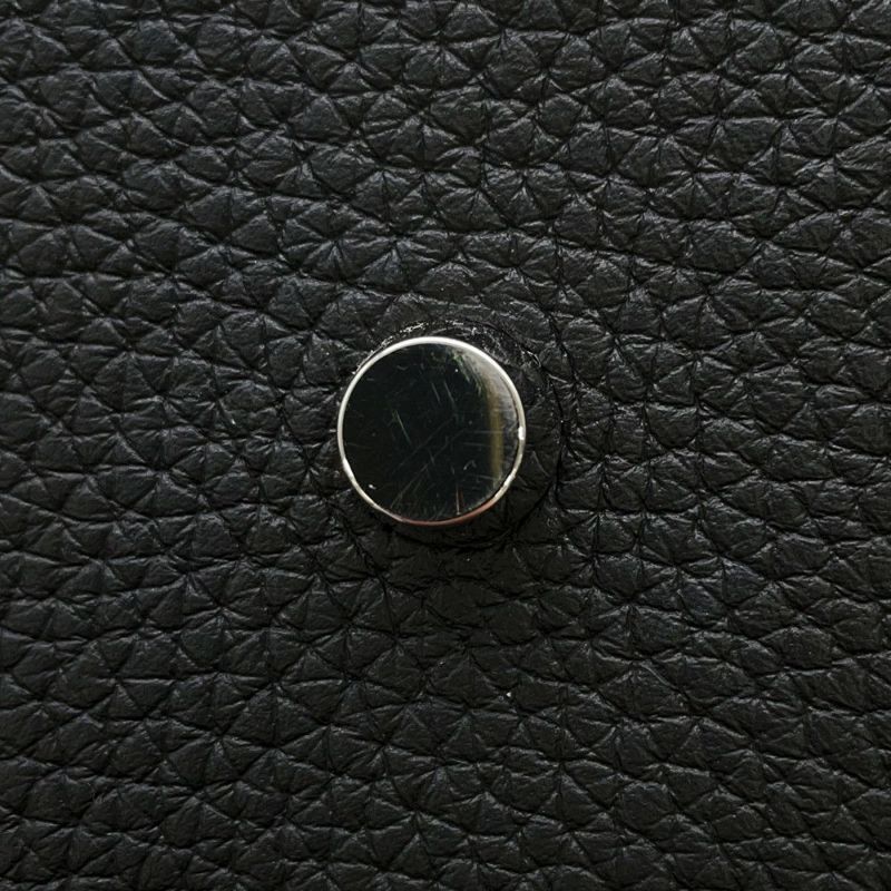 エルメス ハンドバッグ リンディ26 ブラック/シルバー金具 トリヨンクレマンス K刻印 2wayショルダー 黒