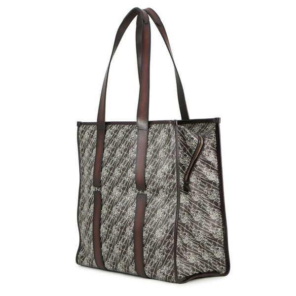 ベルルッティ トートバッグ カバ・ドゥ・ヴォヤージュ トワル・マルブフ 折り畳み式 Berluti アウトレット品