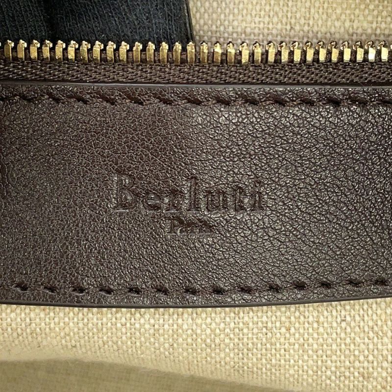 ベルルッティ トートバッグ カバ・ドゥ・ヴォヤージュ トワル・マルブフ 折り畳み式 Berluti アウトレット品