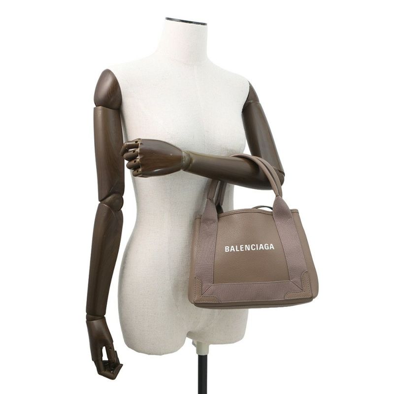 バレンシアガ ハンドバッグ ネイビーカバス XS 390346 ポーチ付 BALENCIAGA 2wayショルダーバッグ