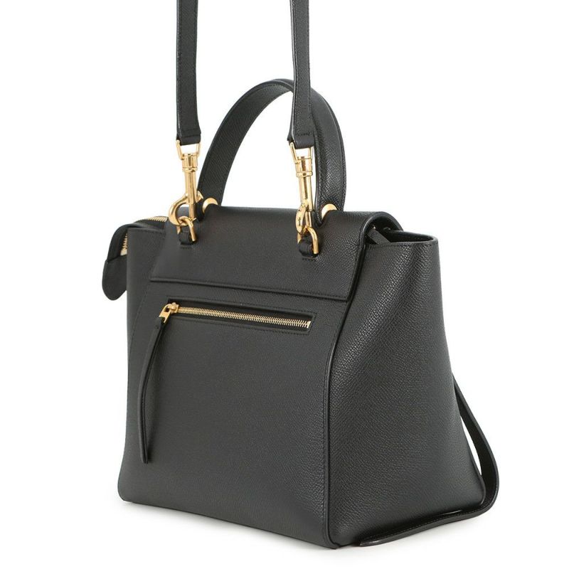 セリーヌ ハンドバッグ ベルトバッグ レザー 189153ZVA CELINE バッグ 2wayショルダー 黒