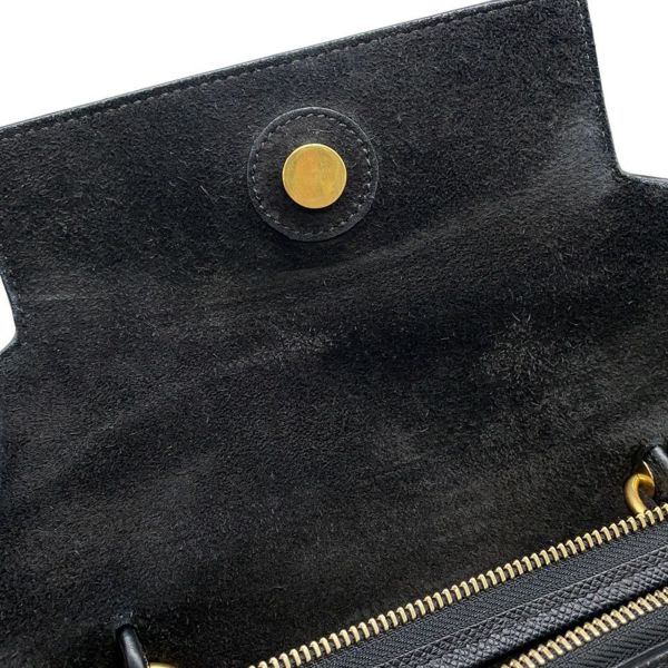 セリーヌ ハンドバッグ ベルトバッグ レザー 189153ZVA CELINE バッグ 2wayショルダー 黒