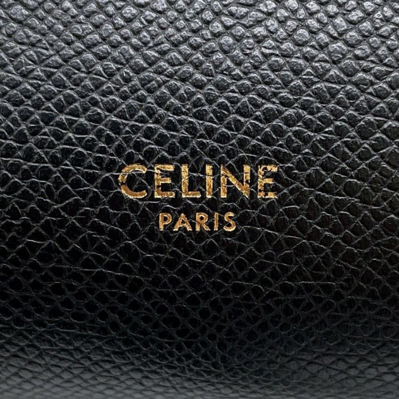 セリーヌ ハンドバッグ ベルトバッグ レザー 189153ZVA CELINE バッグ 2wayショルダー 黒