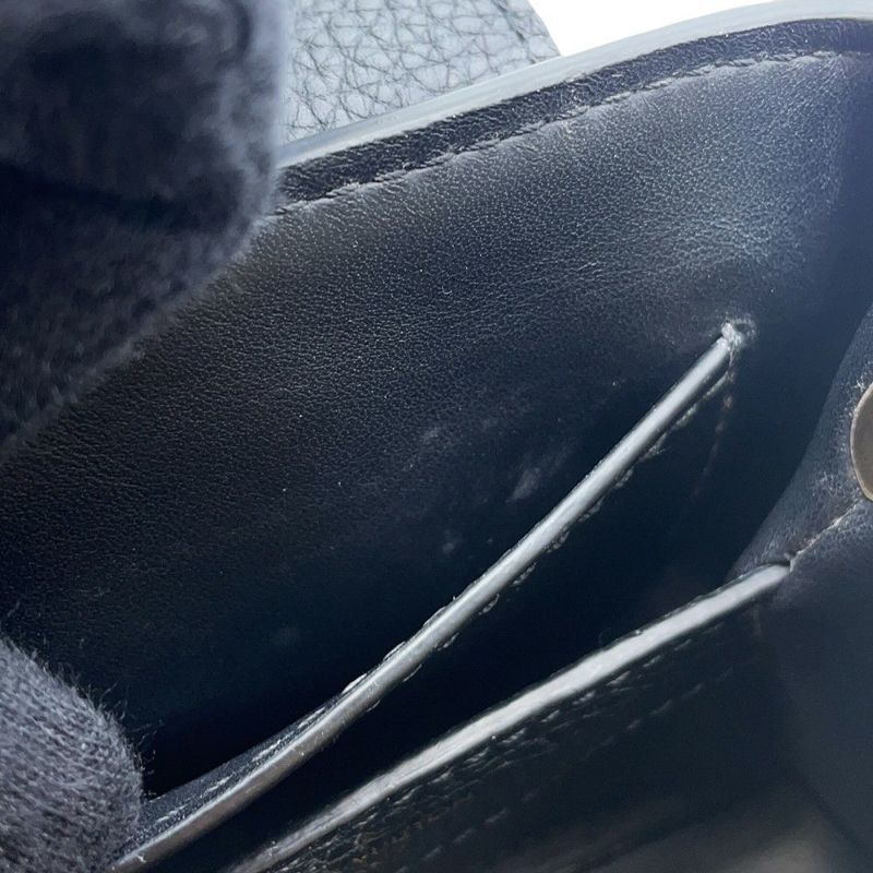 ルイヴィトン ハンドバッグ トリヨンレザー カプシーヌ NANO M10166 2wayショルダー 黒 ブラック