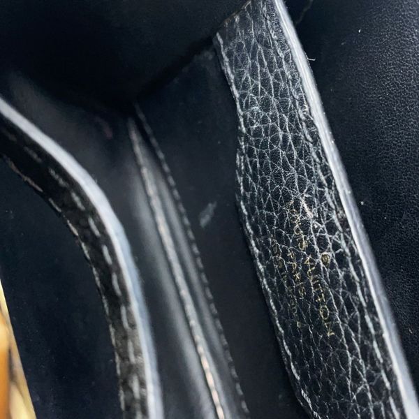 ルイヴィトン ハンドバッグ トリヨンレザー カプシーヌ NANO M10166 2wayショルダー 黒 ブラック
