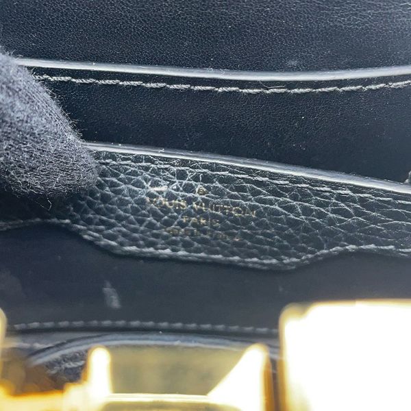 ルイヴィトン ハンドバッグ トリヨンレザー カプシーヌ NANO M10166 2wayショルダー 黒 ブラック