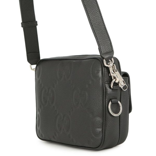グッチ ショルダーバッグ ジャンボGG スモール クロスボディバッグ 794088 GUCCI 黒