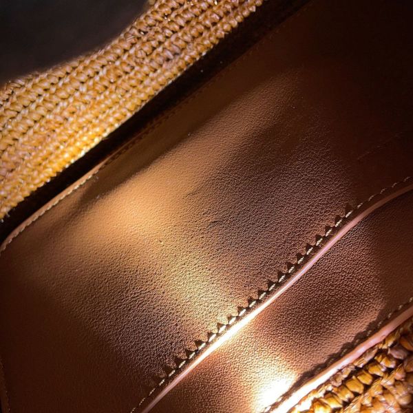 ロエベ ショルダーバッグ オラバッグ ミディアム ラフィア AP22P22X02 LOEWE 2way ブラウン