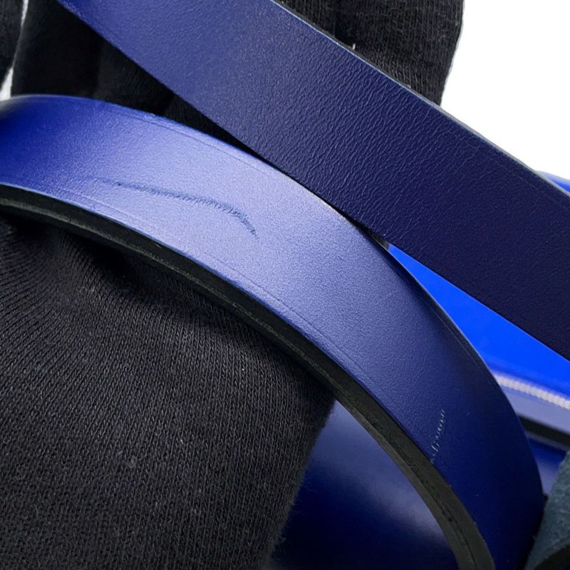 エルメス エールバッグジップPM ブルーエレクトリック/ブルーサフィール/シルバー金具 トワルアッシュ/ヴァッシュハンター Z刻印