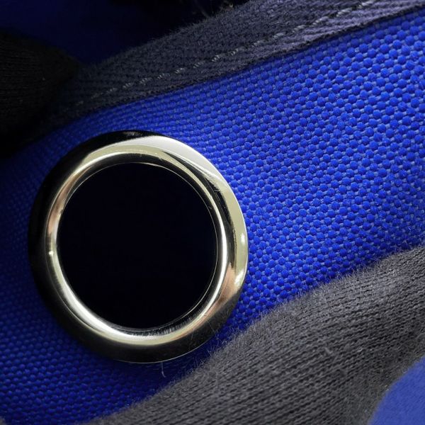 エルメス エールバッグジップPM ブルーエレクトリック/ブルーサフィール/シルバー金具 トワルアッシュ/ヴァッシュハンター Z刻印