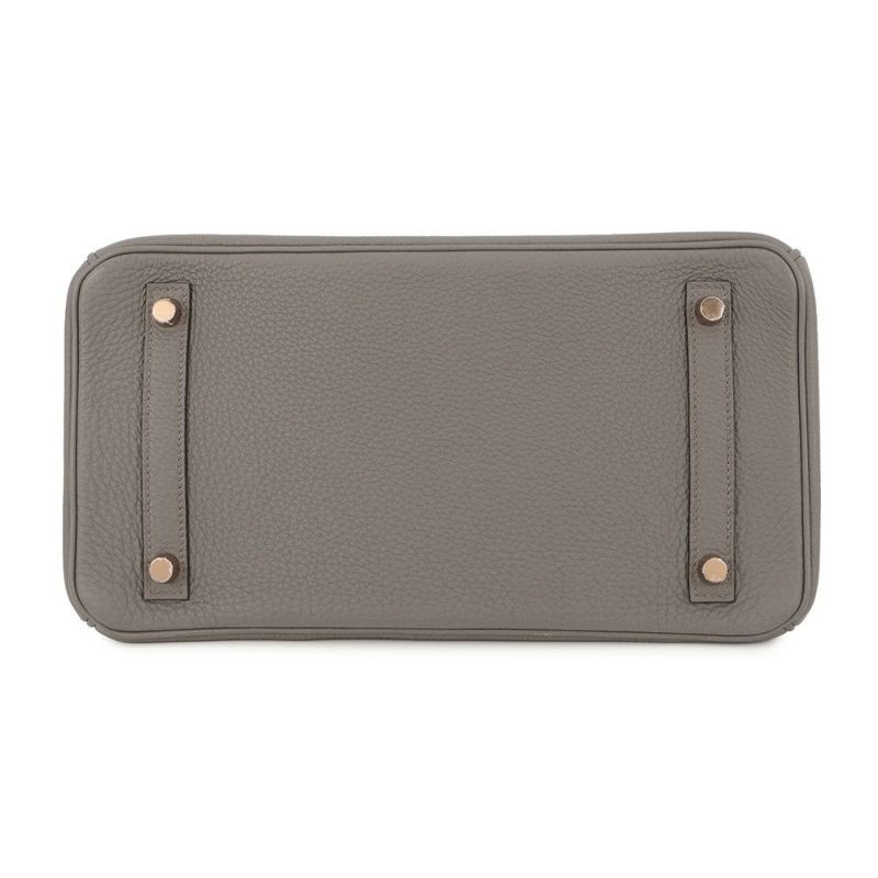 エルメス バーキン30 エタン/ピンクゴールド金具 トゴ D刻印 HERMES Birkin ハンドバッグ