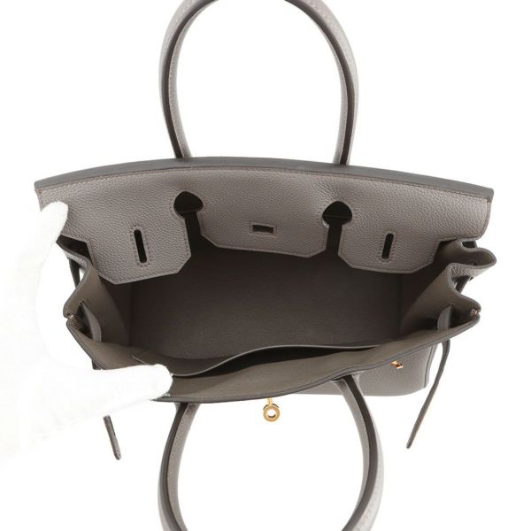 エルメス バーキン30 エタン/ピンクゴールド金具 トゴ D刻印 HERMES Birkin ハンドバッグ