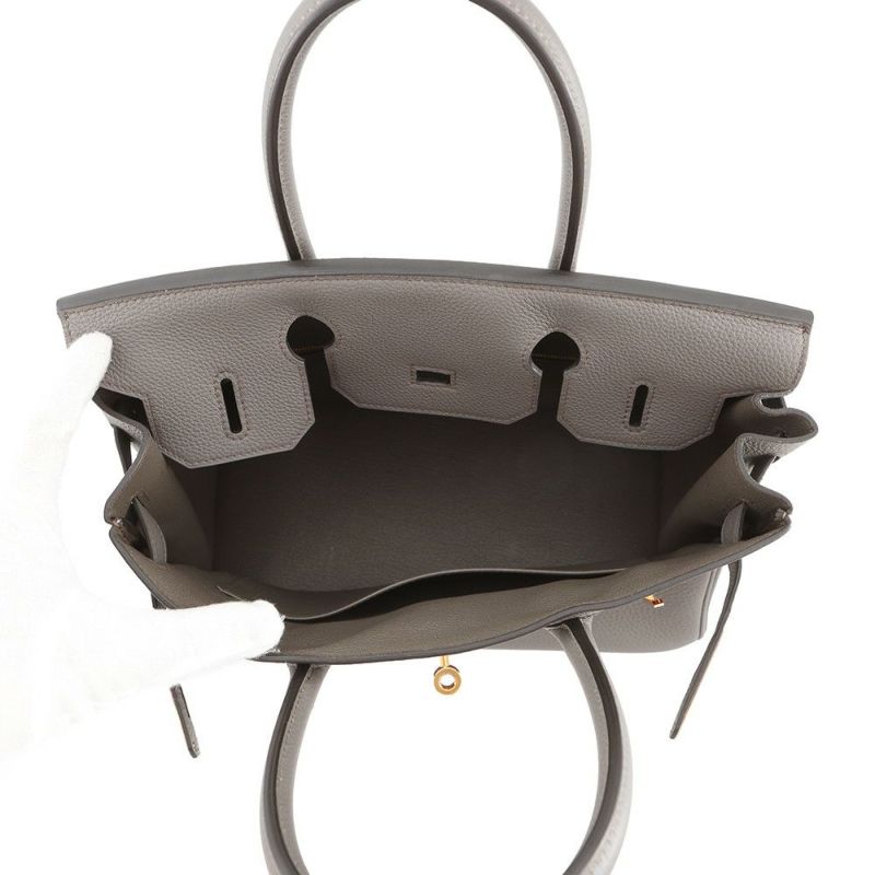 エルメス バーキン30 エタン/ピンクゴールド金具 トゴ D刻印 HERMES Birkin ハンドバッグ