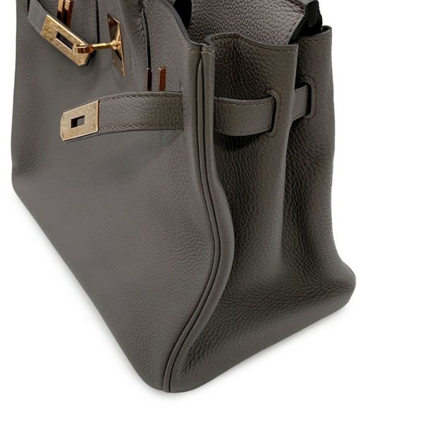 エルメス バーキン30 エタン/ピンクゴールド金具 トゴ D刻印 HERMES Birkin ハンドバッグ