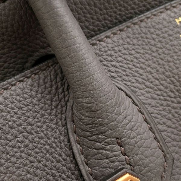 エルメス バーキン30 エタン/ピンクゴールド金具 トゴ D刻印 HERMES Birkin ハンドバッグ