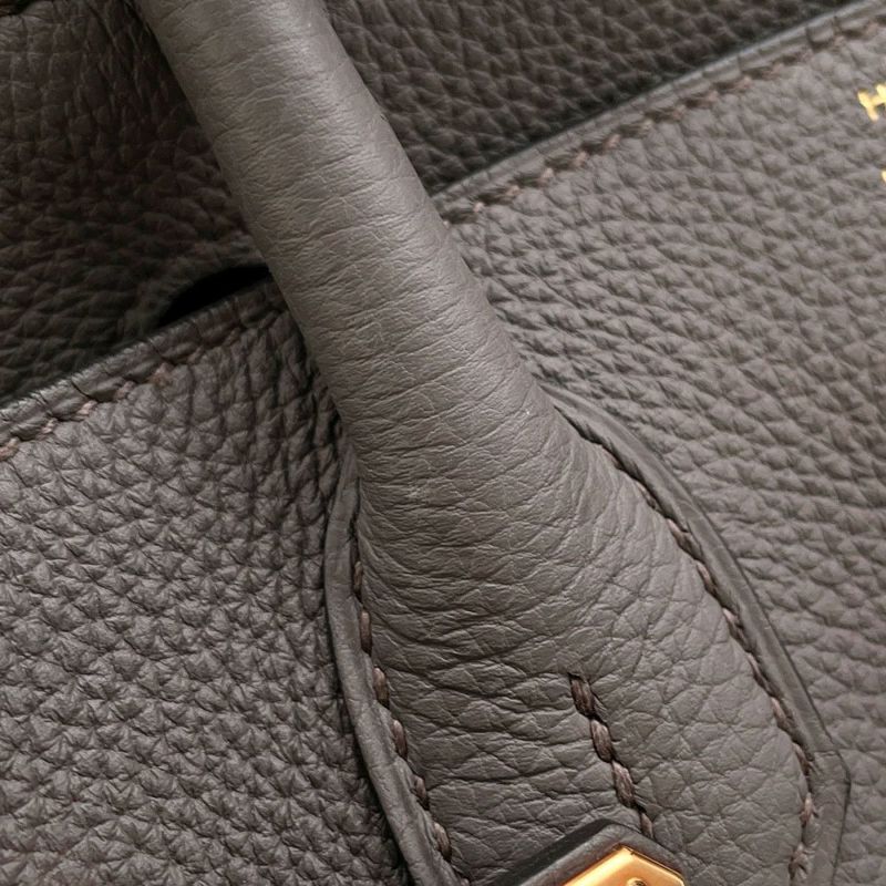 エルメス バーキン30 エタン/ピンクゴールド金具 トゴ D刻印 HERMES Birkin ハンドバッグ