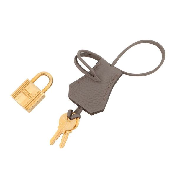 エルメス バーキン30 エタン/ピンクゴールド金具 トゴ D刻印 HERMES Birkin ハンドバッグ