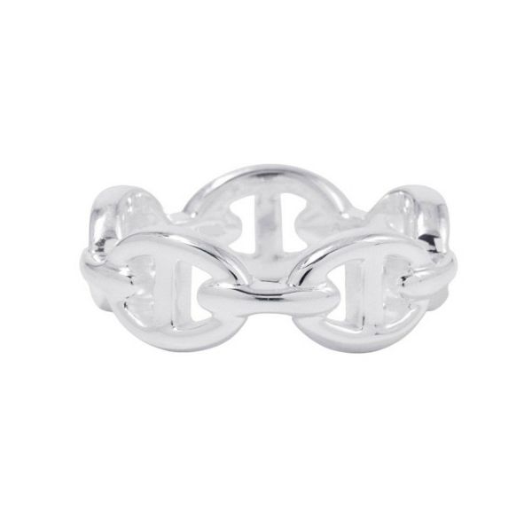 エルメス リング シェーヌダンクル アンシェネPM Enchainee SV925シルバー リングサイズ49 HERMES ジュエリー