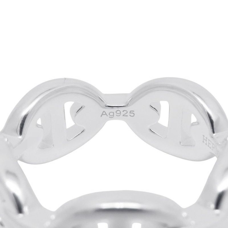 エルメス リング シェーヌダンクル アンシェネPM Enchainee SV925シルバー リングサイズ49 HERMES ジュエリー