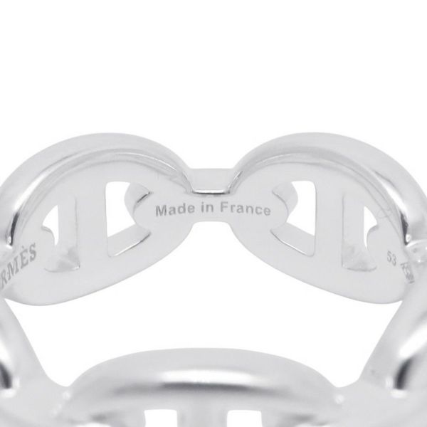 エルメス リング シェーヌダンクル アンシェネPM Enchainee SV925シルバー リングサイズ53 HERMES ジュエリー