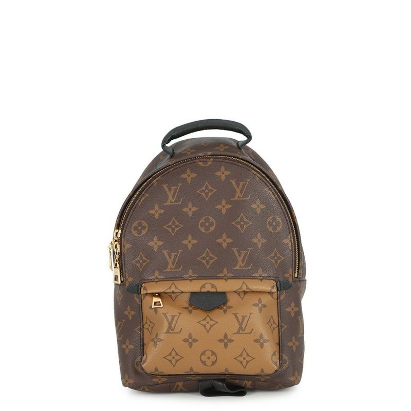 ルイヴィトン リュック モノグラム・リバース パームスプリングス バックパックPM M44870 LOUIS VUITTON バッグ 黒 ブラック