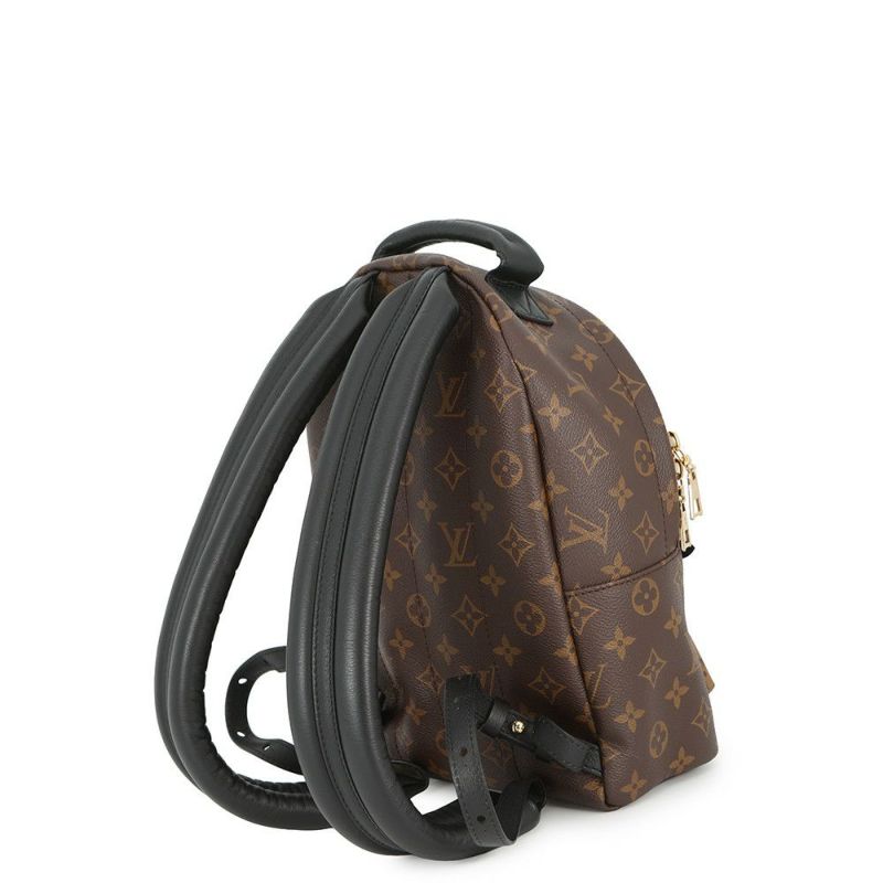 ルイヴィトン リュック モノグラム・リバース パームスプリングス バックパックPM M44870 LOUIS VUITTON バッグ 黒 ブラック