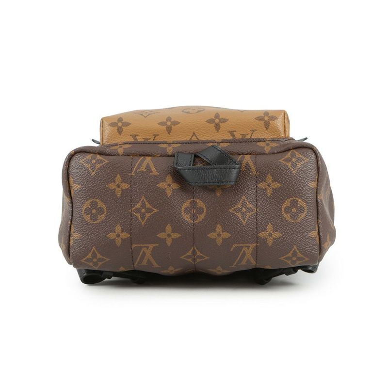 ルイヴィトン リュック モノグラム・リバース パームスプリングス バックパックPM M44870 LOUIS VUITTON バッグ 黒 ブラック