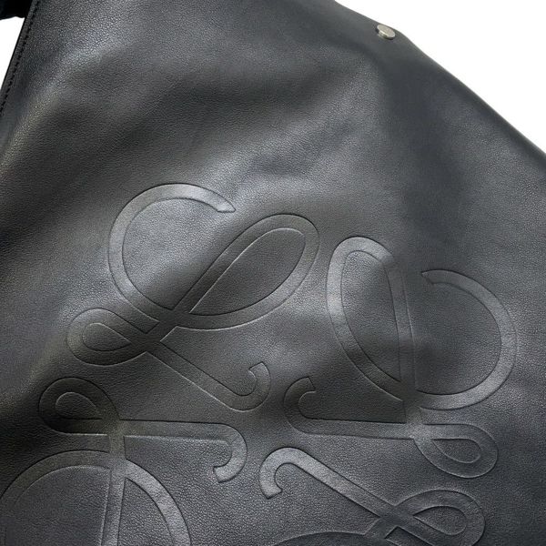 ロエベ リュック アナグラム ショッパーバック レザー LOEWE 2way トートバッグ 黒