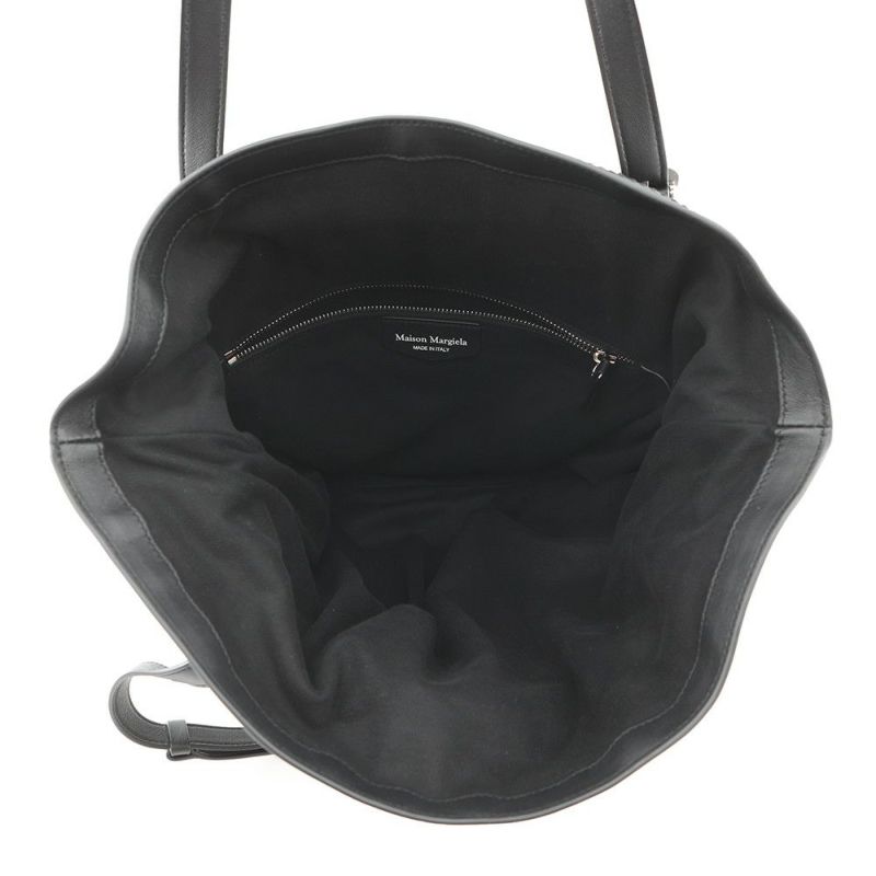 メゾンマルジェラ トートバッグ  ペーパー レザー SB1WD0017  Maison Margiela バッグ 黒