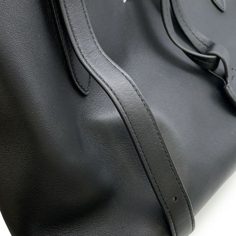 メゾンマルジェラ トートバッグ  ペーパー レザー SB1WD0017  Maison Margiela バッグ 黒