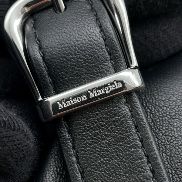 メゾンマルジェラ トートバッグ  ペーパー レザー SB1WD0017  Maison Margiela バッグ 黒
