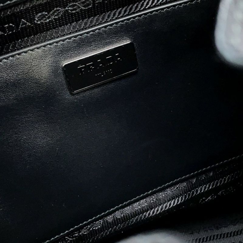 プラダ リュック レオパード Re-Nylon ナイロン 1BZ811 PRADA バッグ 黒
