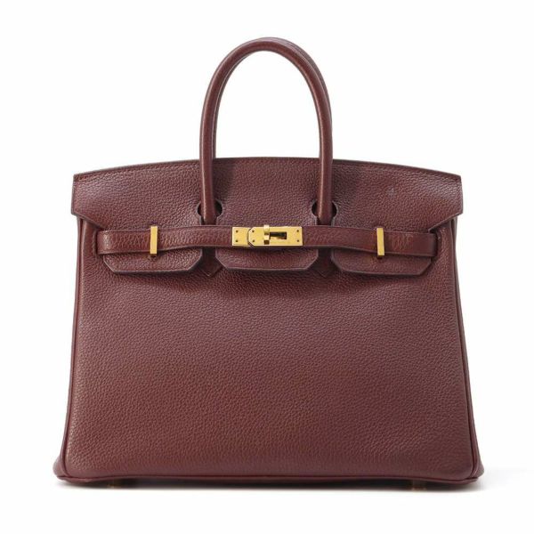 エルメス バーキン25 ボルドー/ゴールド金具 トゴ A刻印 HERMES Birkin ハンドバッグ